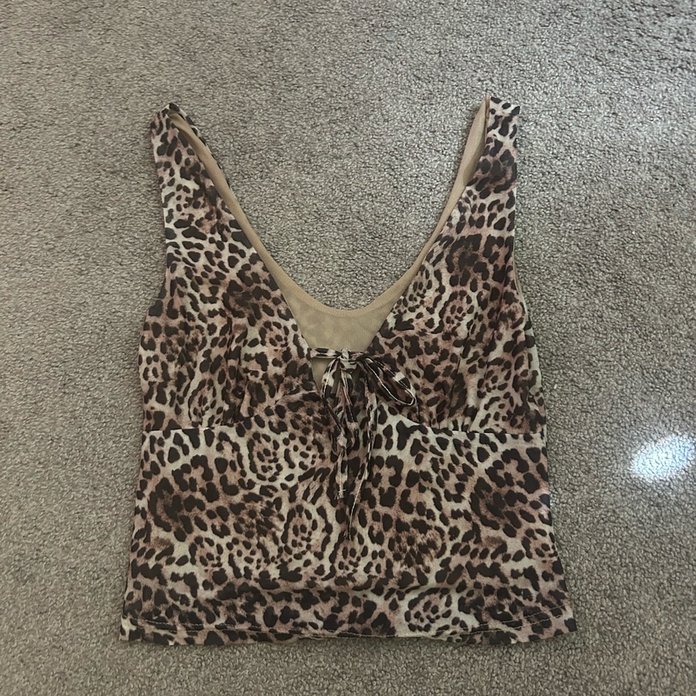 SHEIN Leopard Print Camisole Top